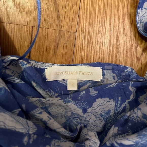 Loveshackfancy Marinette ruffled floral-print cotton and silk-blend maxi dress. - Picture 3 of 8